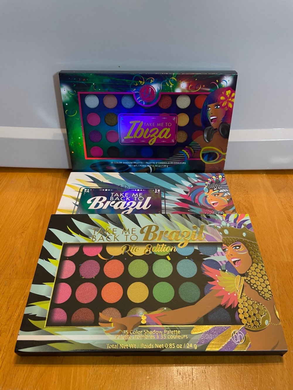 BH Studios Take Me to Ibiza & Brazil & Rio 35 Color Shadow Palette